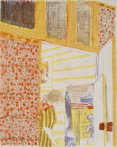 1899ローズティントインテリアIII（リトグラフカラー） 作： Edouard Vuillard